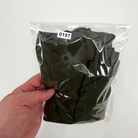 Gymshark Mens Compression Leggings 3/4 Tights Olive Green Training Size Small - Picture 10 of 10